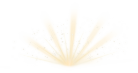 Golden light burst with shimmering bokeh overlaying a dark backdrop for magical effect.