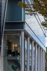 建築のファサード　神宮外苑当たり