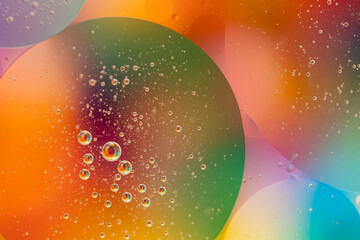 Vibrant Abstract Bubbles in Multicolor Hue
