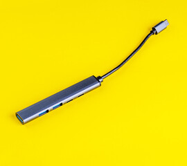 This USB-C hub provides multiple ports for connecting various devices, perfect for modern laptops and tablets