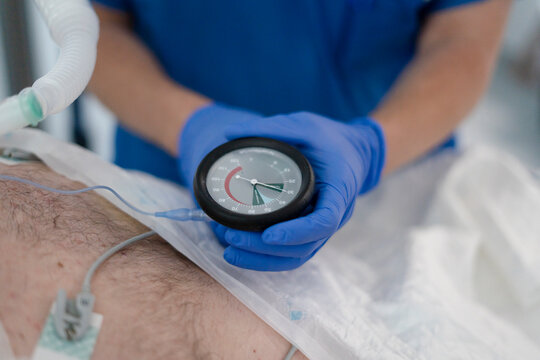 Professional nurse in intensive care unit