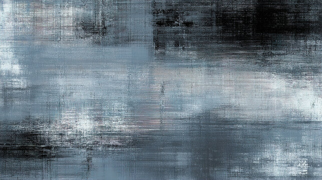 Abstract textured background with blue and grey brush strokes