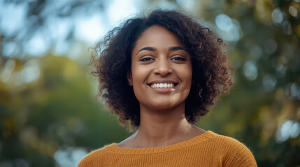 Empowered smiles understanding term life insurance options for individuals in nature's embrace