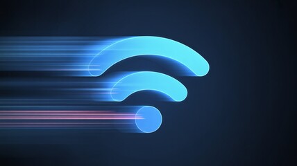 Experience blazing fast internet speeds with this dynamic WiFi signal