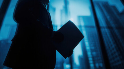 Exploring term life insurance insights corporate office professional discussion urban environment silhouette view