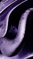 Abstract Purple Wave Patterns. Modern abstract 3D illustration with clean composition and soft lighting. Ideal for technology projects, branding, web design, presentations and social media.