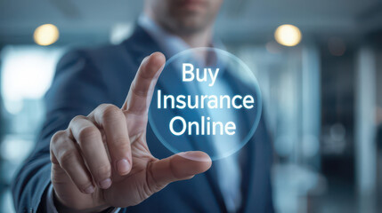 Exploring term life insurance options online business setting promotional content modern environment professional viewpoint