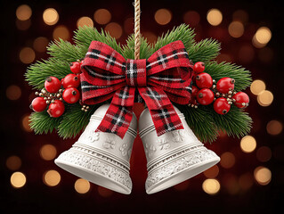 Christmas silver bells ringing
