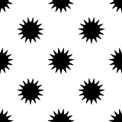 virus seamless pattern isolated on transparent background.