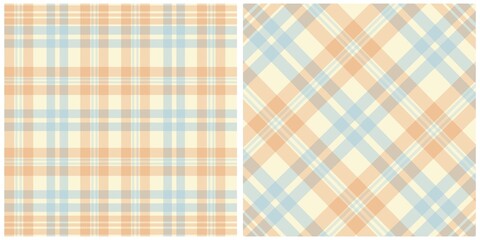 Soft Hues Plaid Seamless Textures