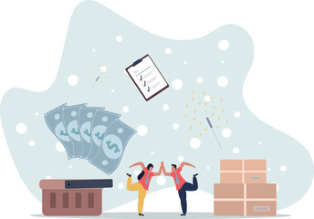 Procurement work as supply chain and order processing.life and employment of people.