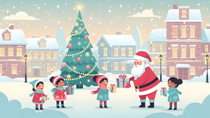 Christmas Eve Presents on the High Street