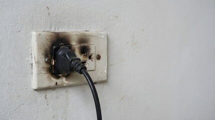 Electrical Outlet Overload Caused a Short Circuit and Electrical Fire in The House