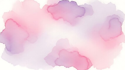 Dreamy watercolor wash with delicate pink and violet hues creating a soft, ethereal backdrop perfect for branding, invitations, or artistic projects