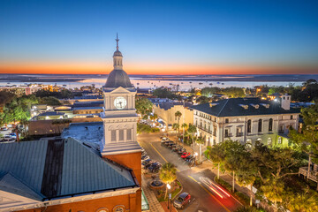 Fernandina Beach, Florida, USA Historic Downtown 1959