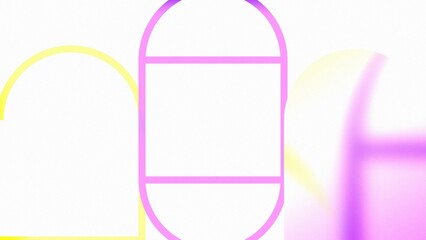 Abstract Neon Geometric Shapes Background Design