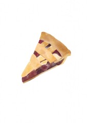 cherry pie ilustration 