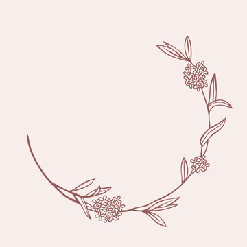 Hydrangea circle logo