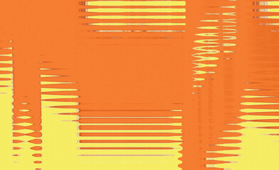 Vibrant orange and yellow abstract background, modern retro grainy texture art