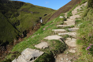 stone path in the mountains