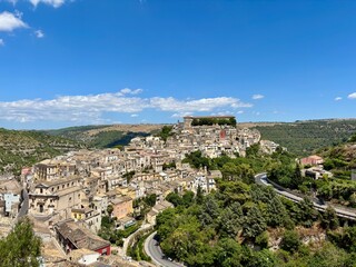 Fototapeta premium village in the mountains