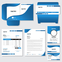 Clean & Stylish Corporate Branding Stationery