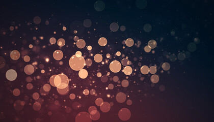 Abstract red and blue bokeh backgrounds featuring defocused, glowing lights for a bright Christmas design