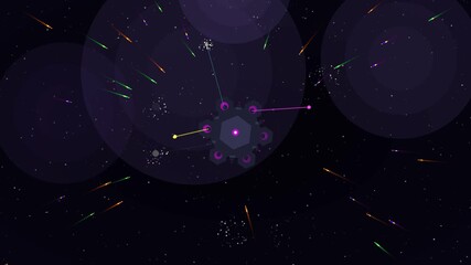 High quality design element for modern websites featuring dynamic space visuals and interactive animations