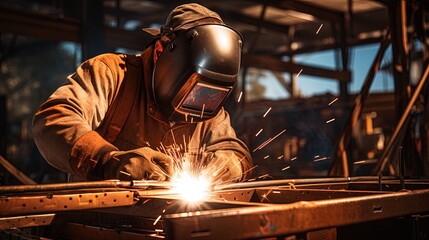 Expert Welder in Action