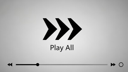 Play All Button with Progress Bar and Navigation Arrows.