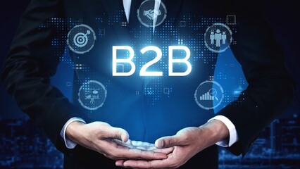 B2B strategy and technology transforming business-to-business operations, optimizing communication, and enhancing market efficiency with digital B2B tools and innovation. Muxer
