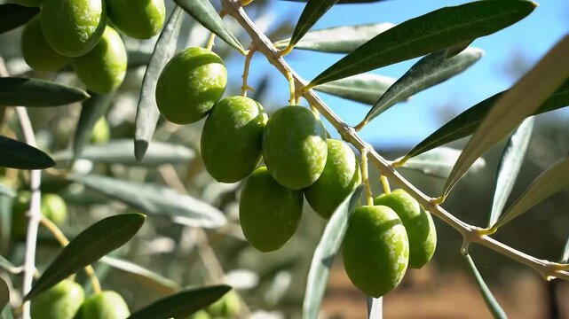 Olive Branch Abundance A CloseUp of Natures Bounty.