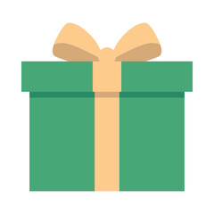 christmas gift box vector illustration