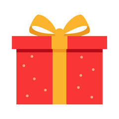 christmas gift box vector illustration