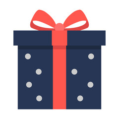 christmas gift box vector illustration