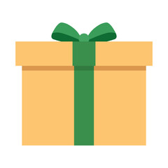 christmas gift box vector illustration