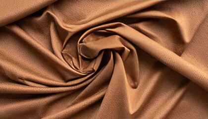 Brown textile fabric texture background.
