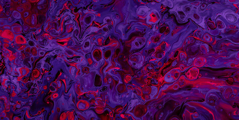An Abstract Grunge Illustration with Water and Liquid Colors