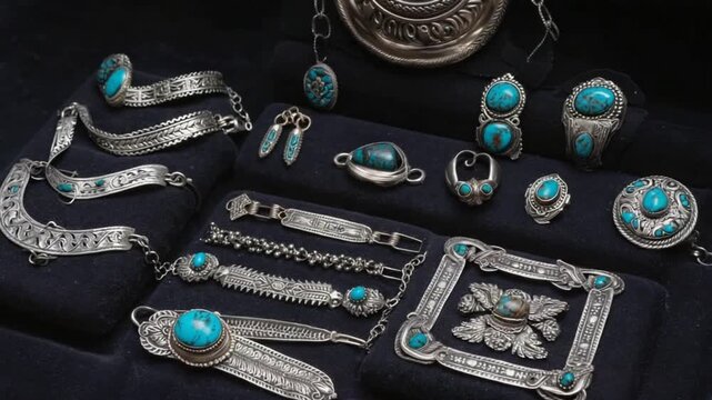 handcrafted native american turquoise jewelry video