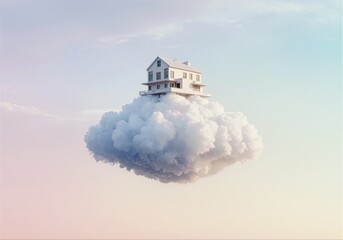 Dream Home on a Cloud, A Surreal Architectural Vision