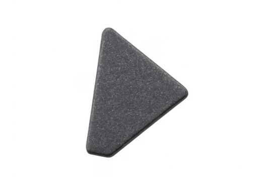 Guitar plectrum made of stone for playing music