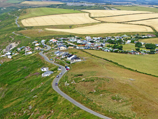 Aerial view of Freathy, Cornwall	