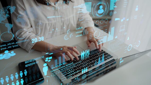 Connection network visualization showing global connection, network communication, digital connection analytic. Connect networks tool support real-time insight and improve connection system. Thunk