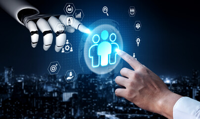 AI analyzing workforce data and optimizing HR management processes, improving recruitment analytics, performance evaluation, and employee development strategies Parse