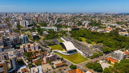 Vista Aérea da Cidade de Curitiba, Paraná, Brasil. © Yes Drone