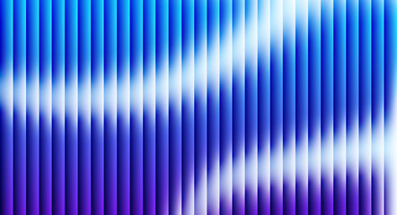 Abstract blue and purple stripes with glowing vertical wave effect