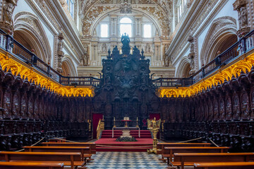 Choirs of Main Chapel of Mezquita (Great Mosque of Cordoba), Spain
