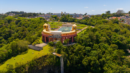 Tangua Park in sunset. CURITIBA, PARANA/BRAZIL. November, 2025.