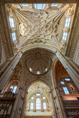 Obraz premium Interiors of Main Chapel of Mezquita (Great Mosque of Cordoba), Spain
