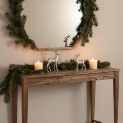 Entryway Console Holiday
